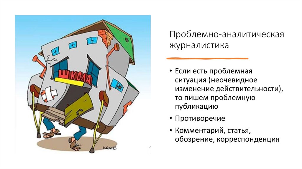 Проблемно-аналитическая журналистика