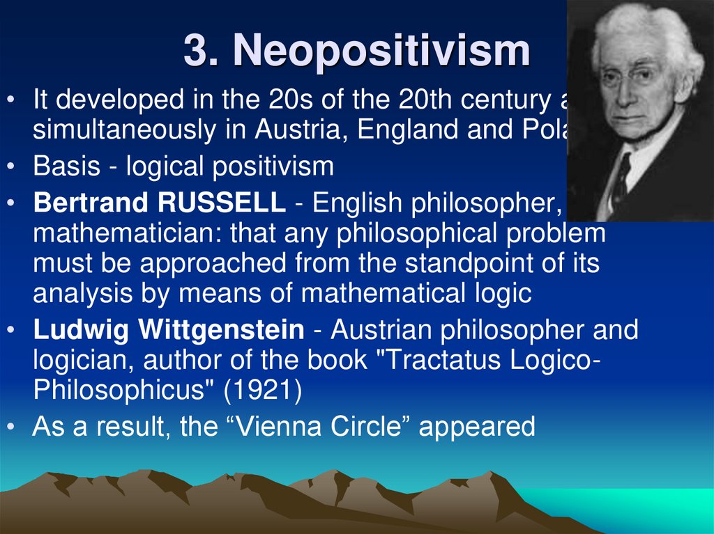 3. Neopositivism