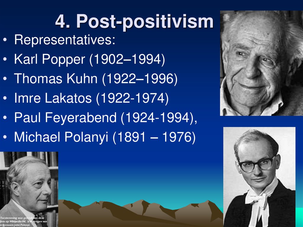 4. Post-positivism