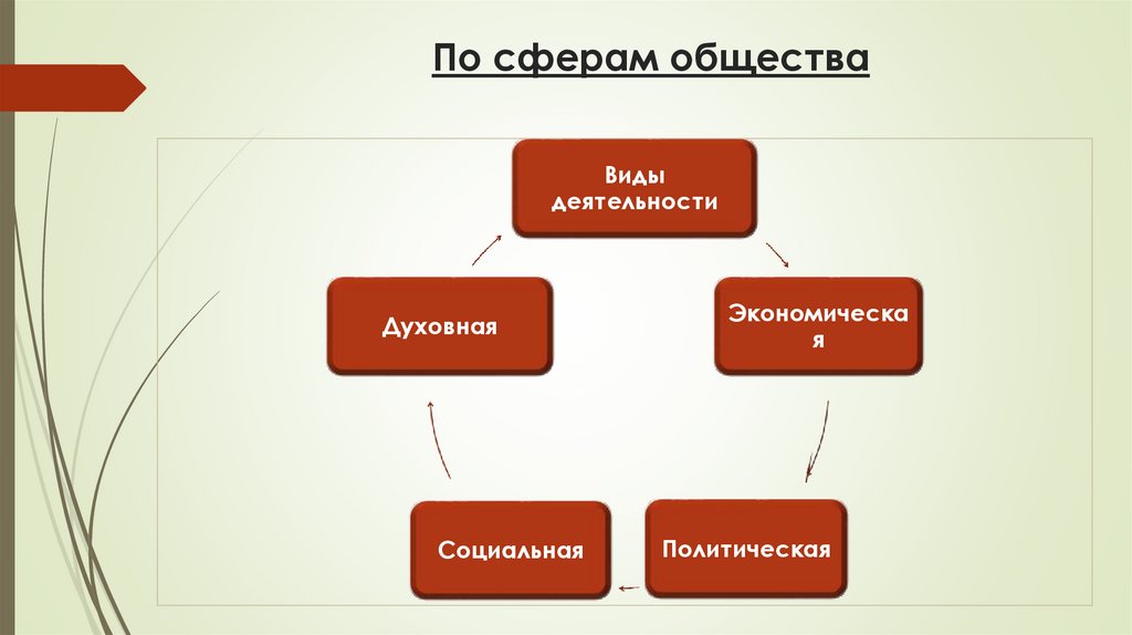 По сферам общества