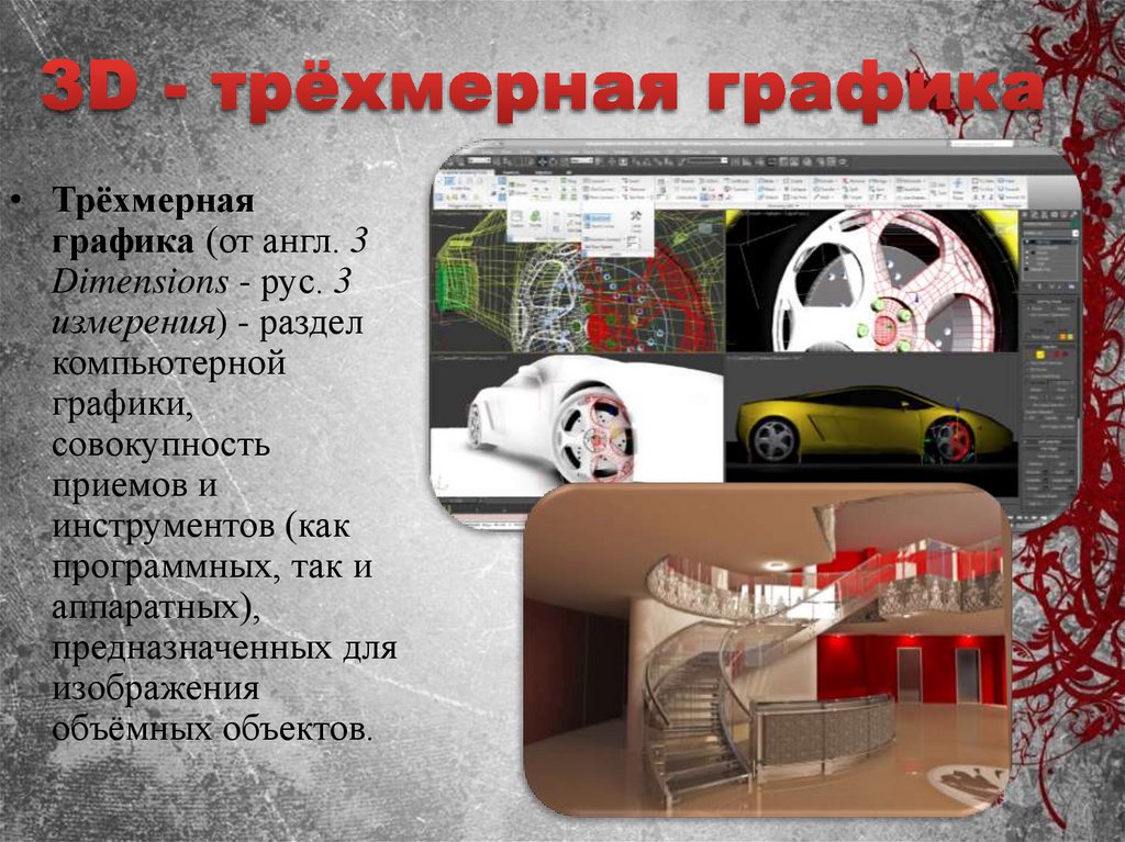 3D - трёхмерная графика