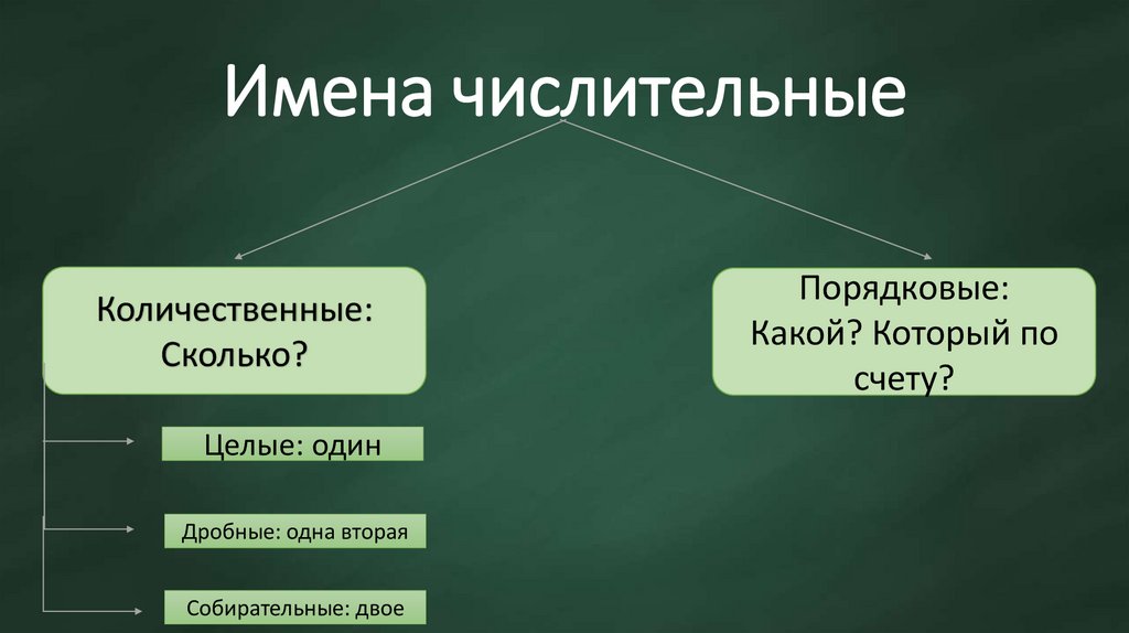 Имена числительные