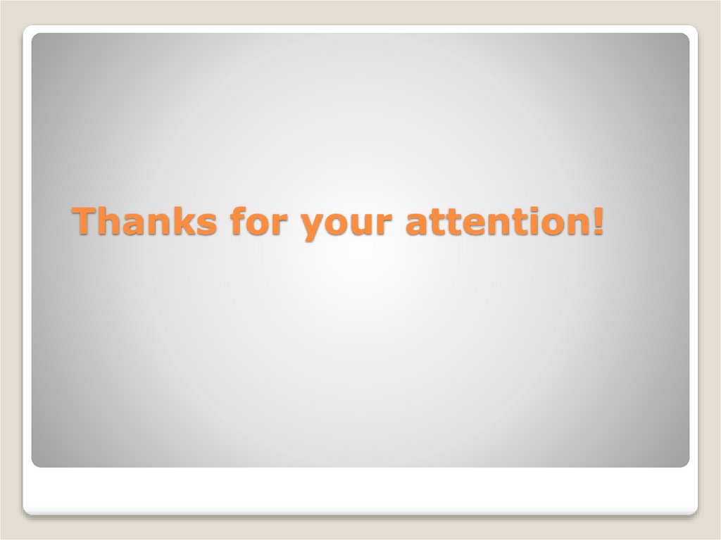 Thanks for your attention!