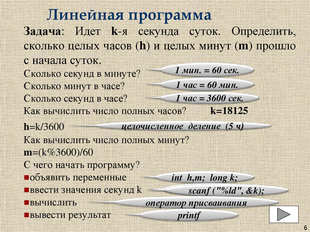 Линейная программа