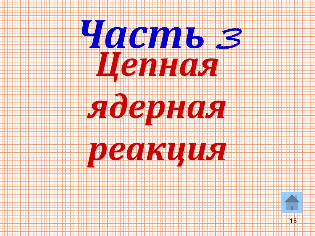 Цепная ядерная реакция