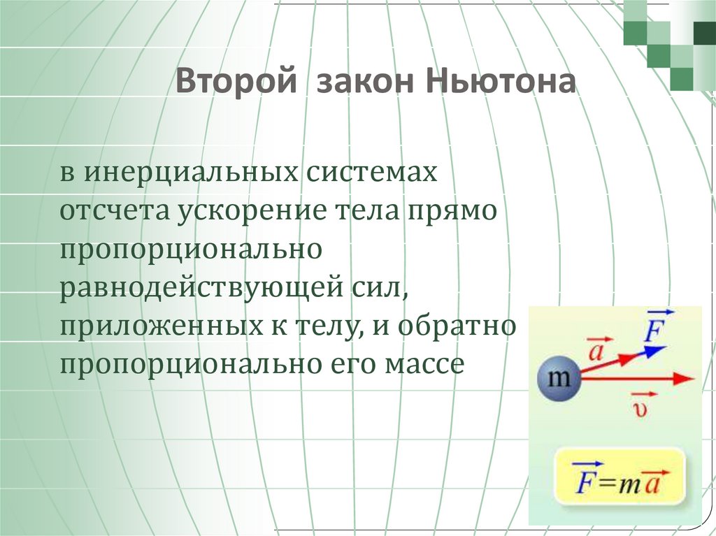 Второй закон Ньютона