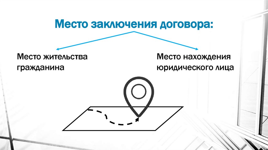 Место заключения договора: