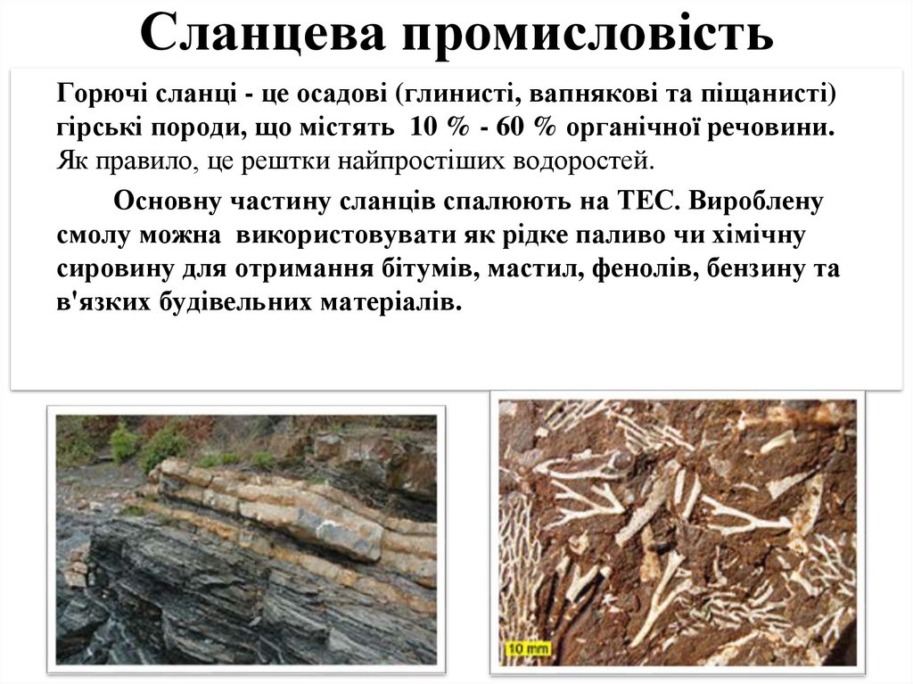 Сланцева промисловість