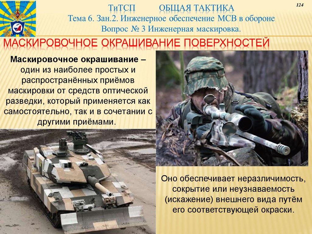 Маскировочное окрашивание поверхностей