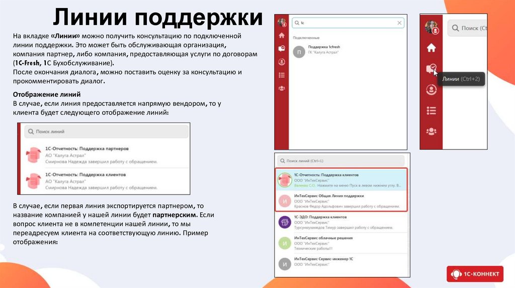 Линии поддержки