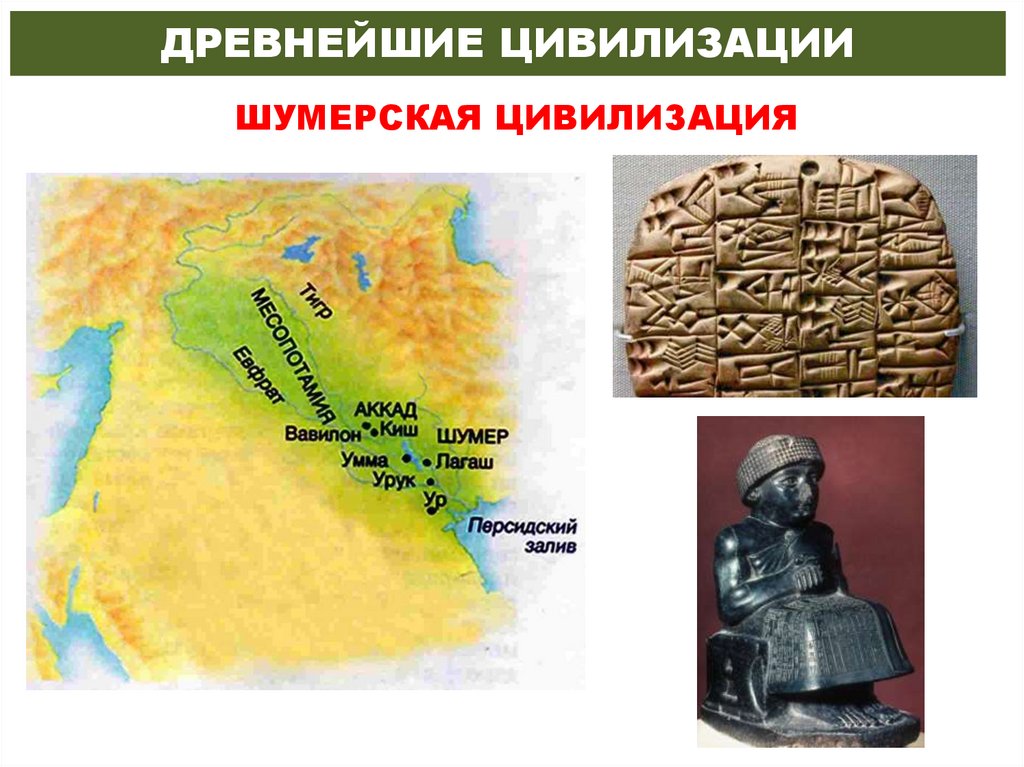 ДРЕВНЕЙШИЕ ЦИВИЛИЗАЦИИ