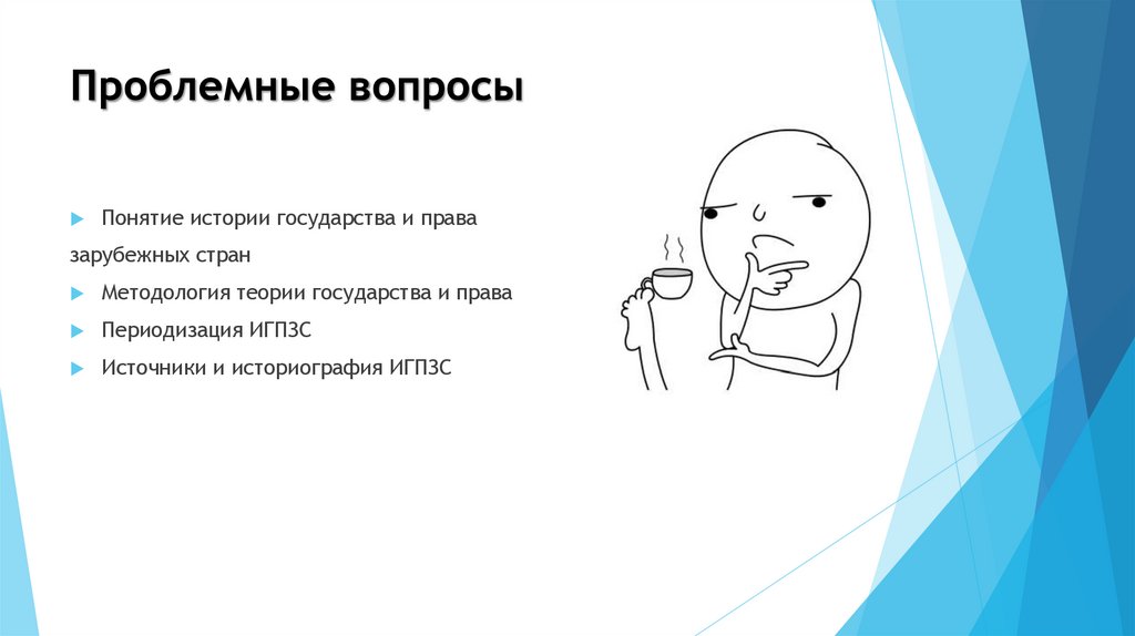 Проблемные вопросы