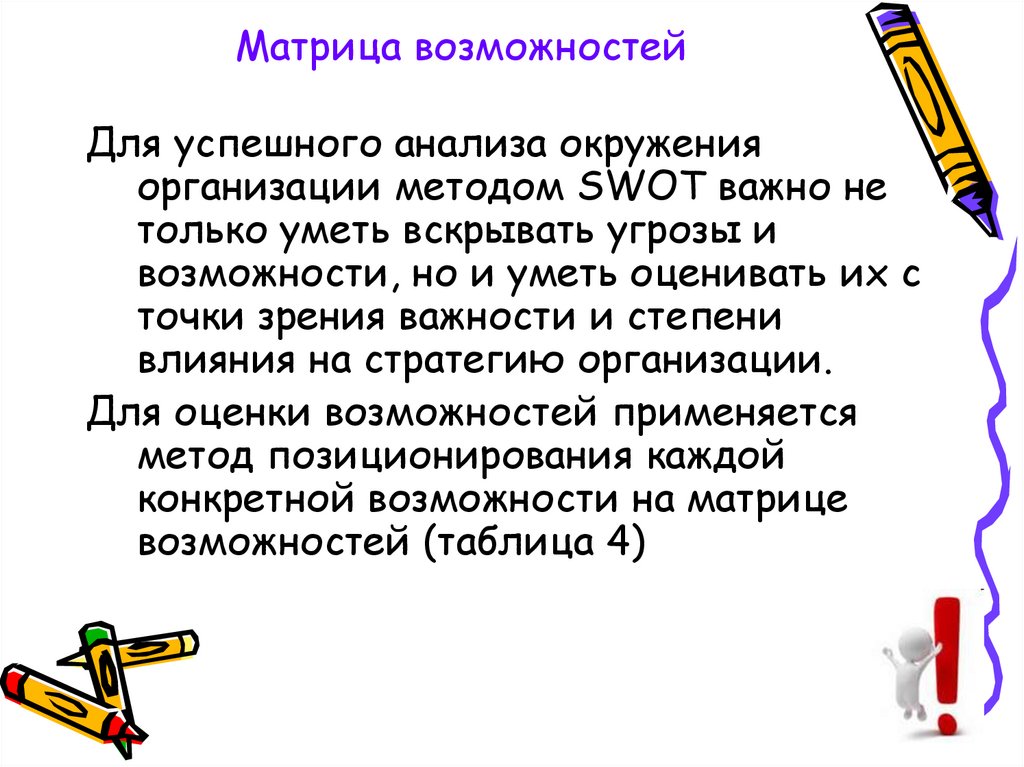 Матрица возможностей