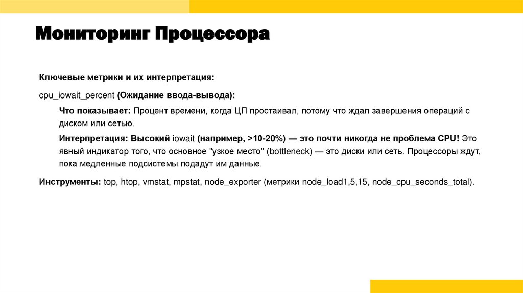 Мониторинг Процессора