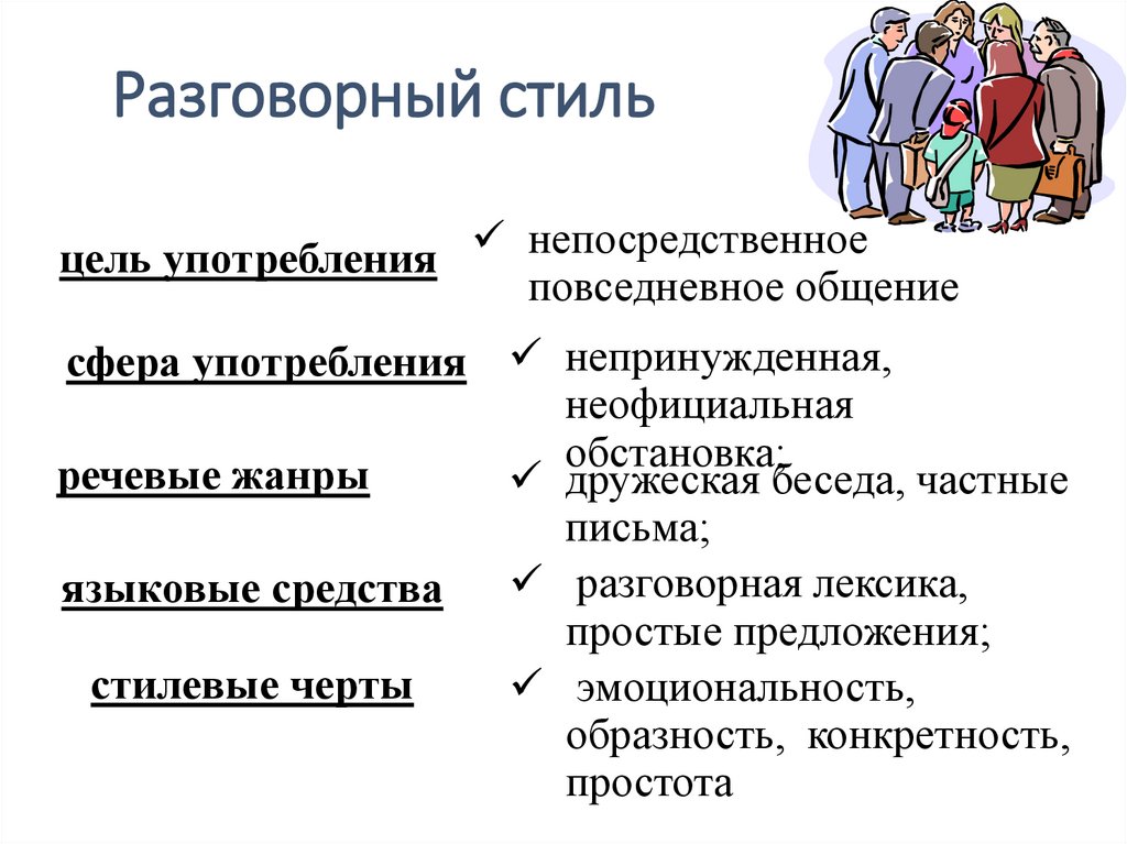 Разговорный стиль