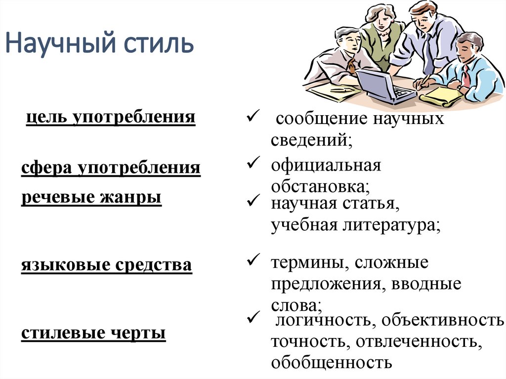 Научный стиль