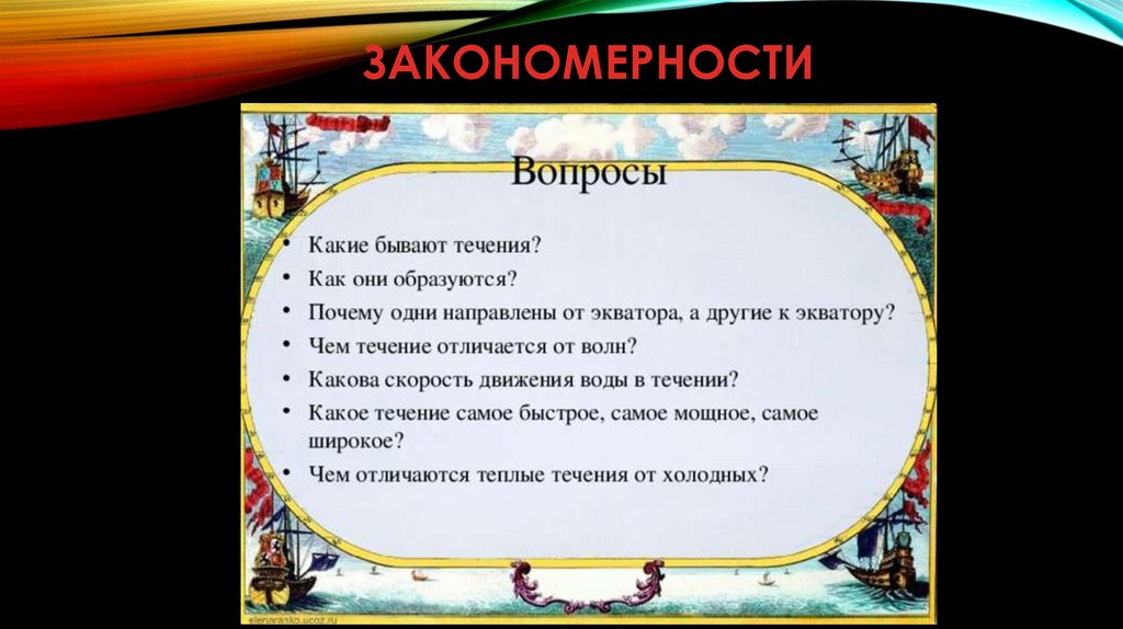 Закономерности