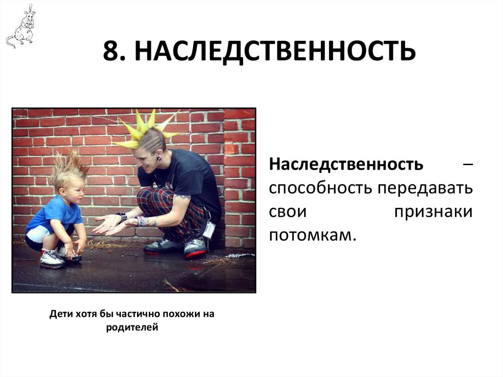 8. НАСЛЕДСТВЕННОСТЬ