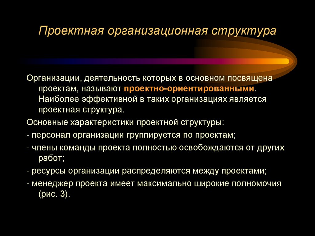 Проектная организационная структура