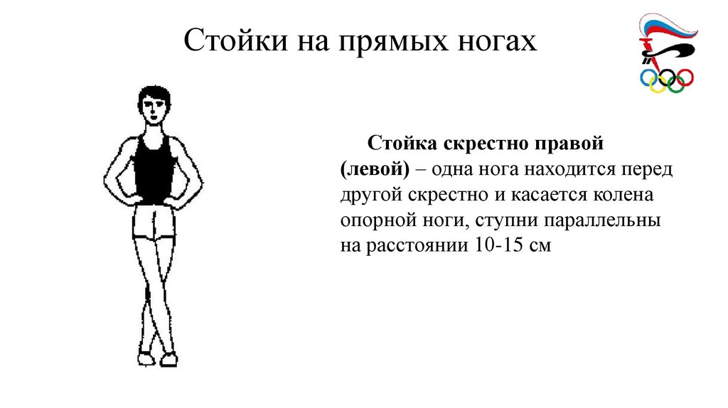Стойки на прямых ногах