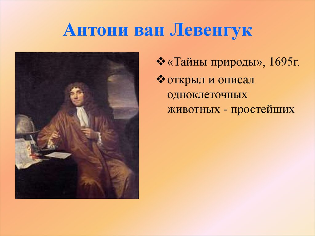 Антони ван Левенгук