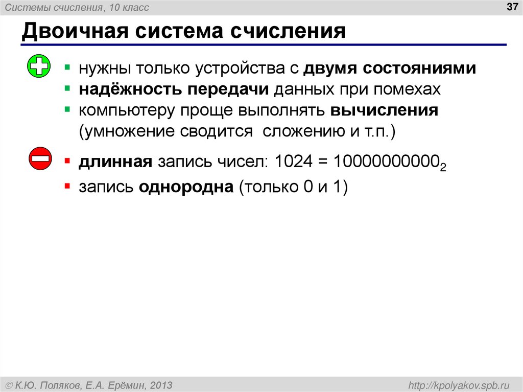 Двоичная система счисления