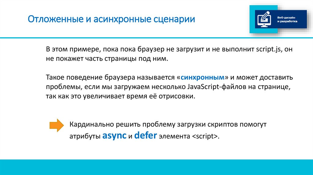 Отложенные и асинхронные сценарии
