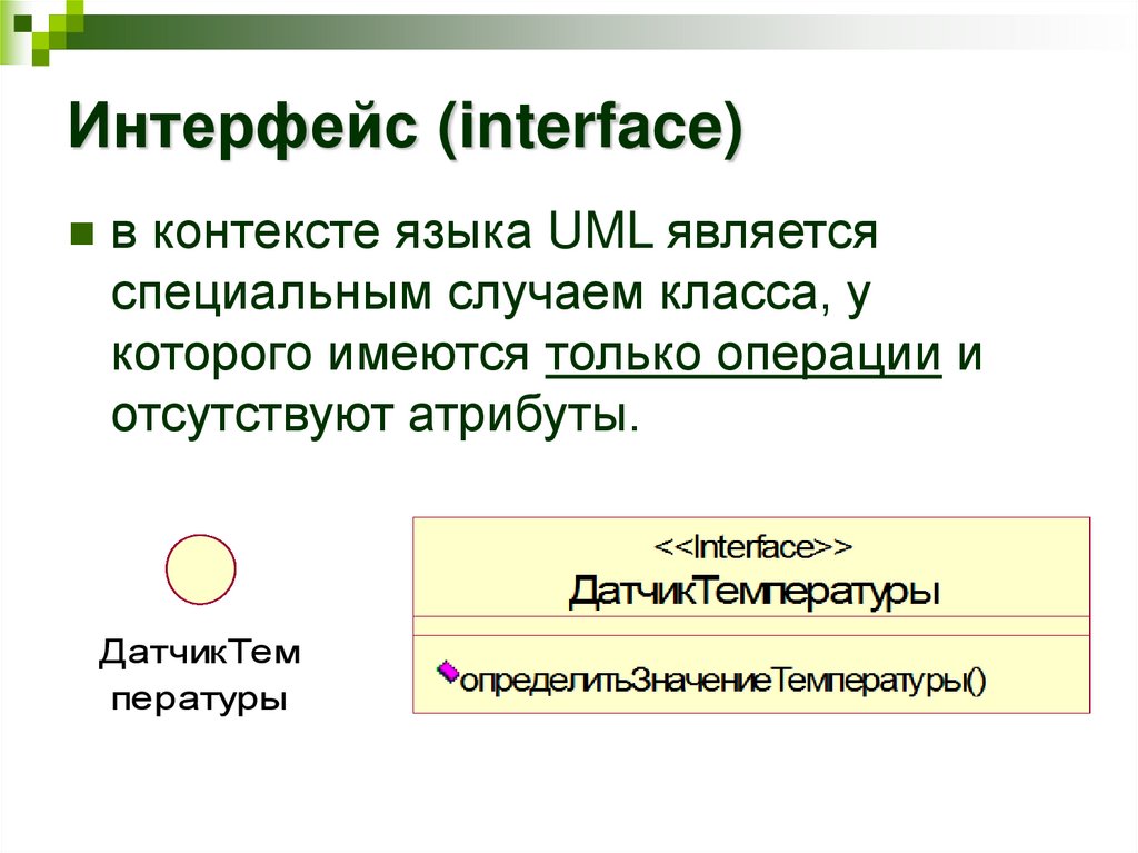 Интерфейс (interface)