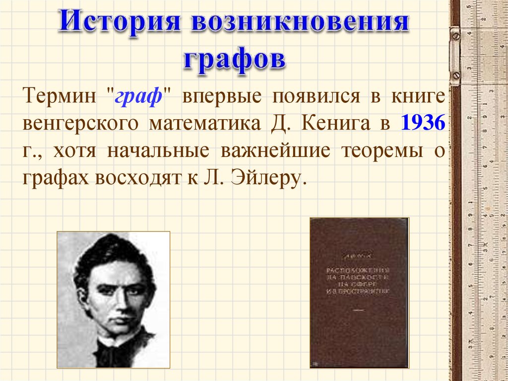 История возникновения графов