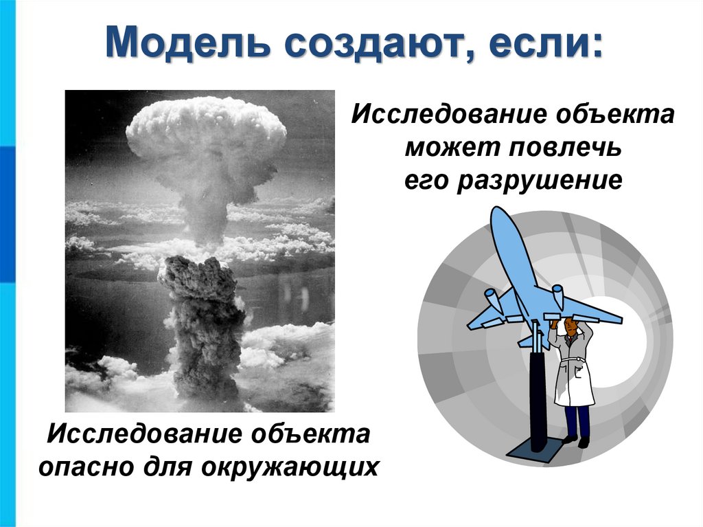 Модель создают, если: