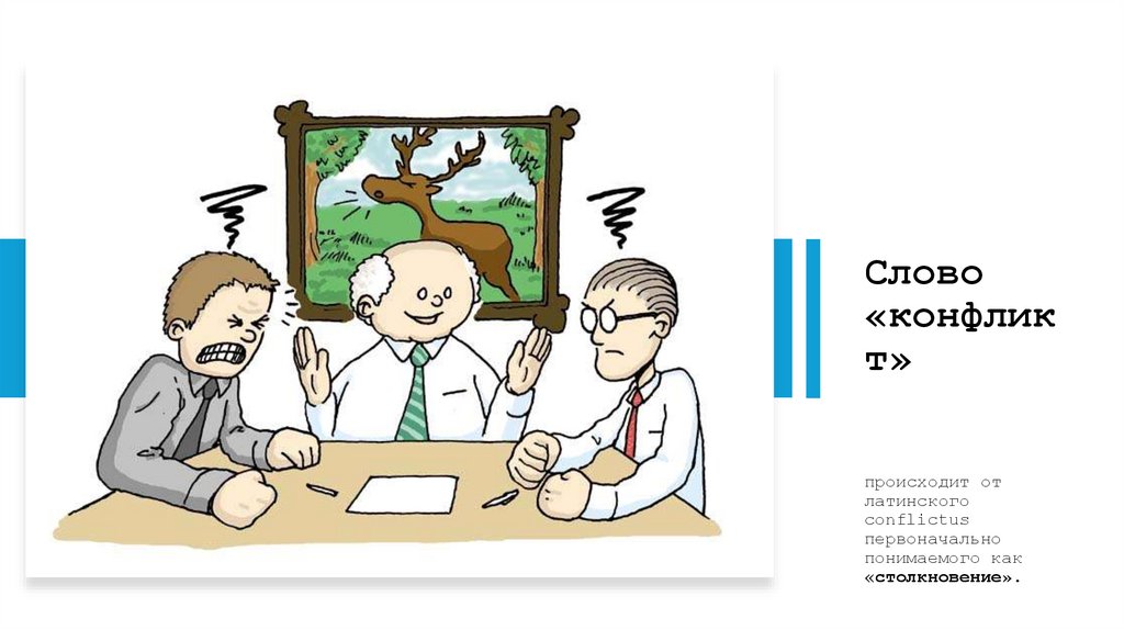 Слово «конфликт»