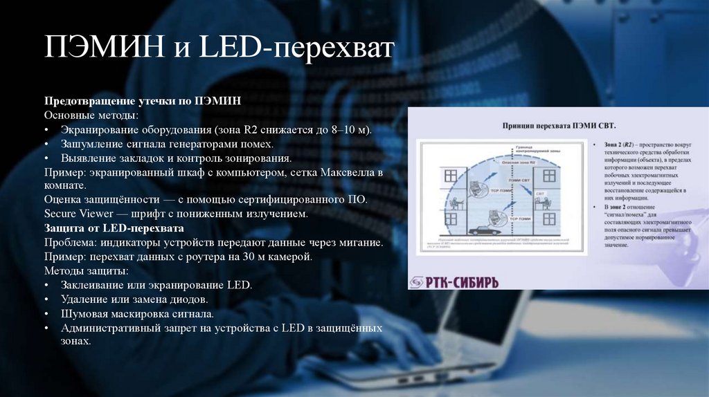 ПЭМИН и LED-перехват