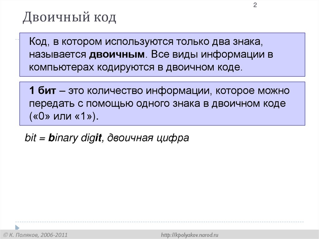 Двоичный код