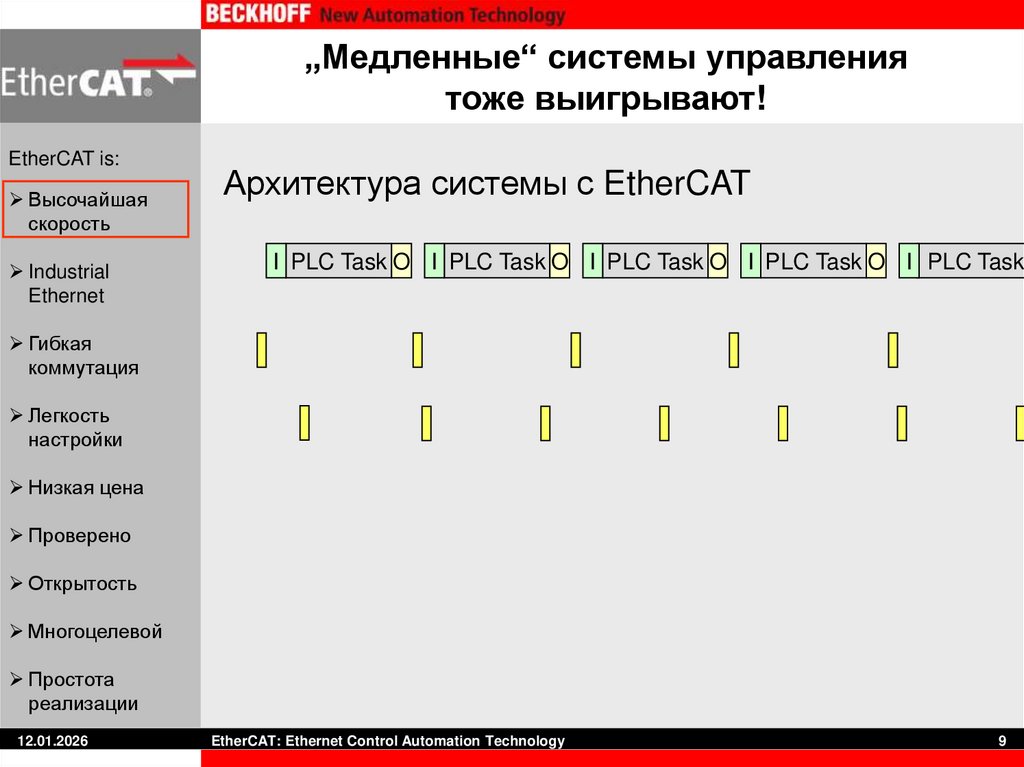 „Медленные“ системы управления тоже выигрывают!