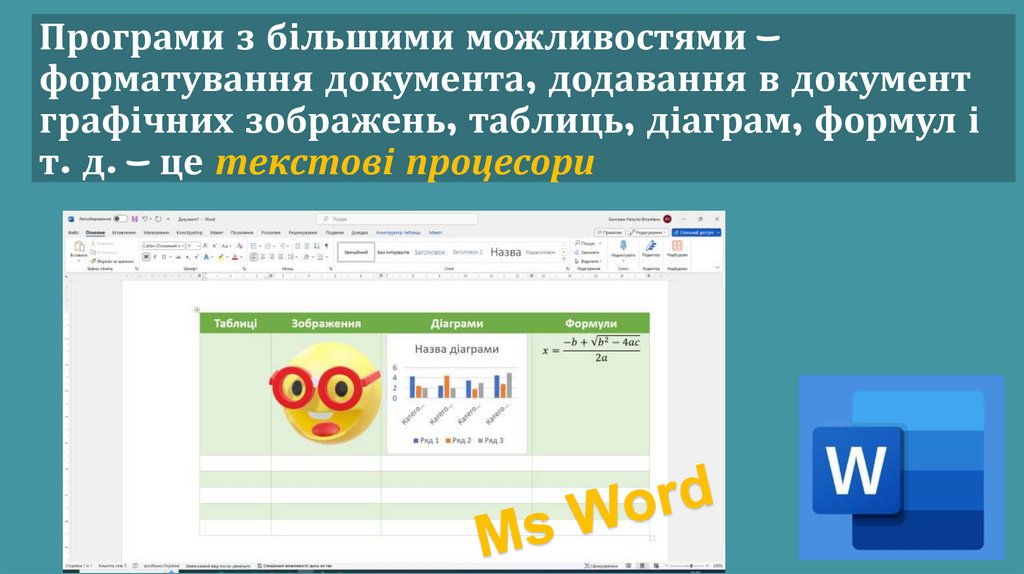 Для створення й опрацювання електронних текстових документів використовують спеціальні програми: