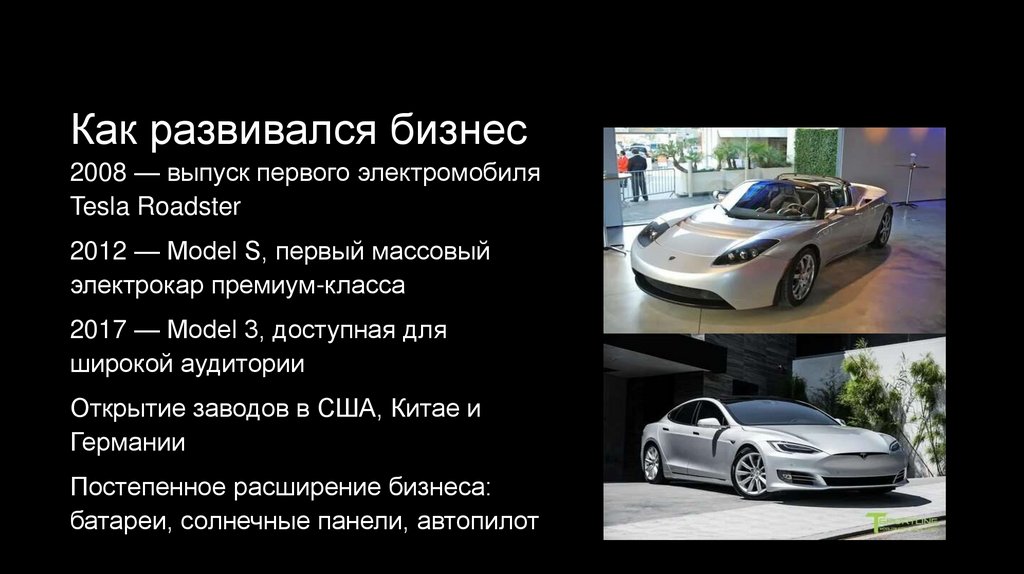 Как развивался бизнес