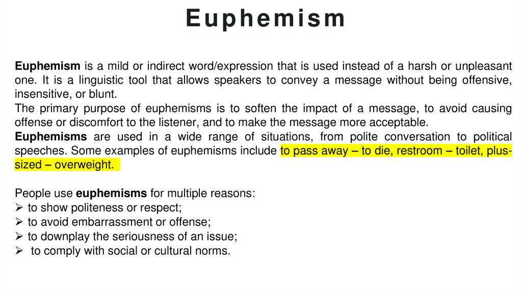 Euphemism