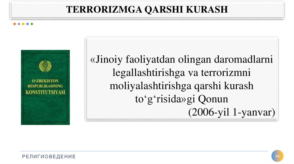 TERRORIZMGA QARSHI KURASH