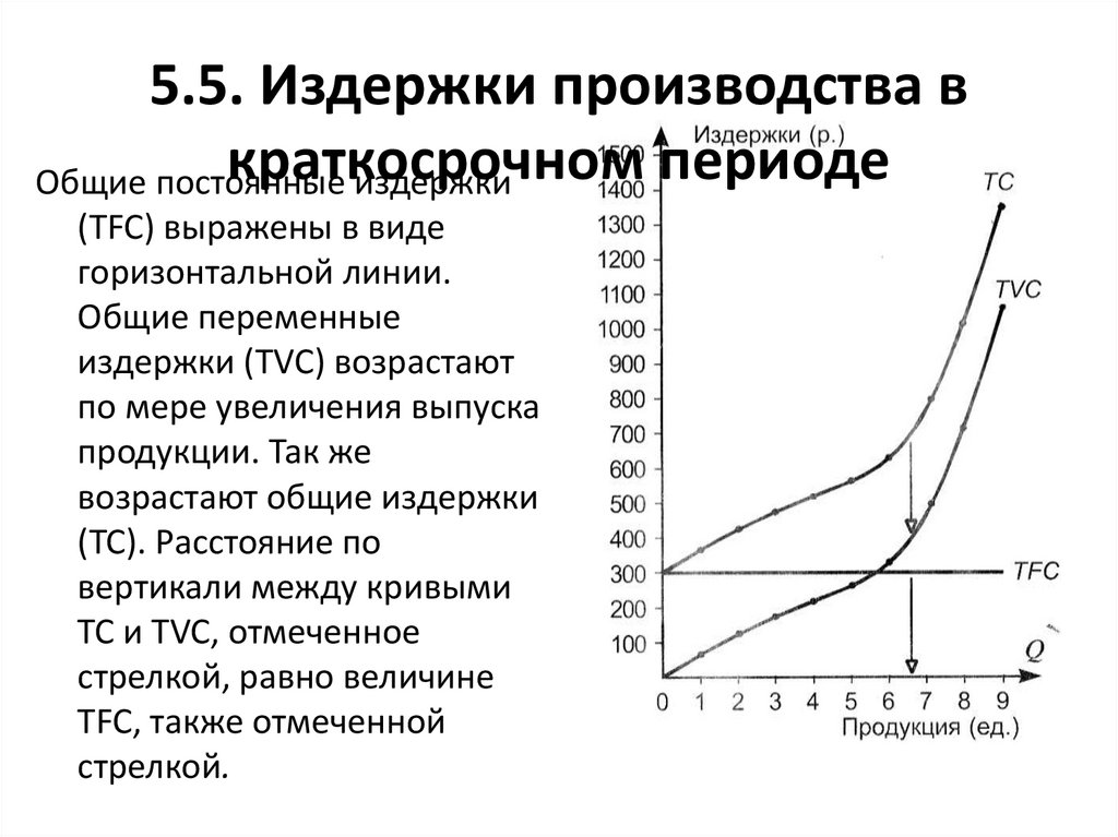 5.5. Издержки производства в краткосрочном периоде