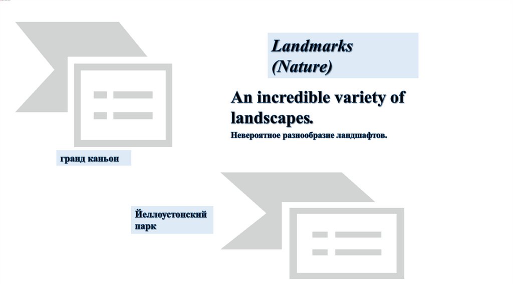 Невероятное разнообразие ландшафтов.
