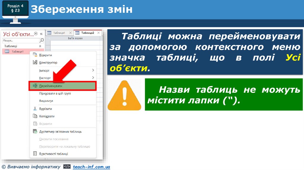 Збереження змін