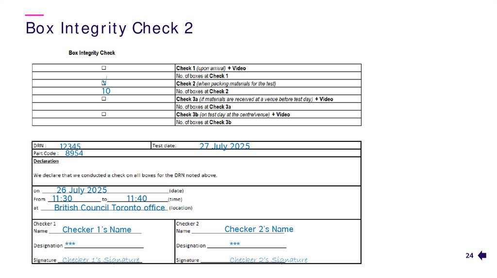 Box Integrity Check 2