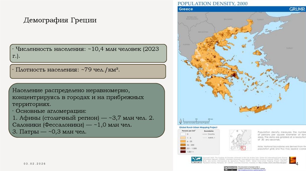 Демография Греции