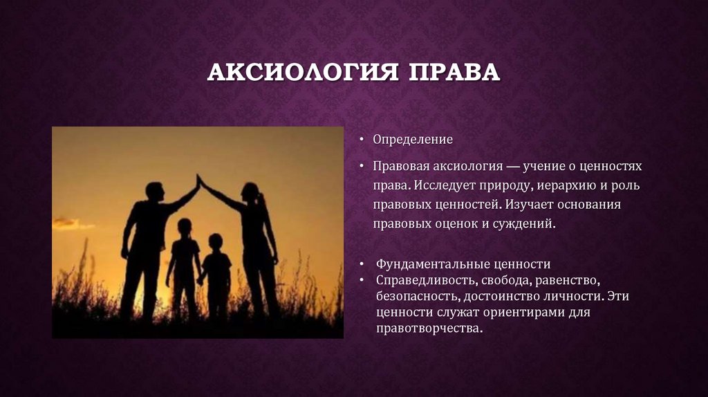 Аксиология права