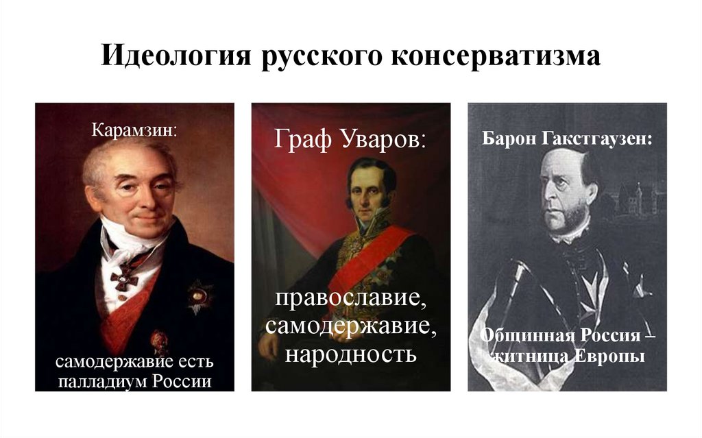 Идеология русского консерватизма