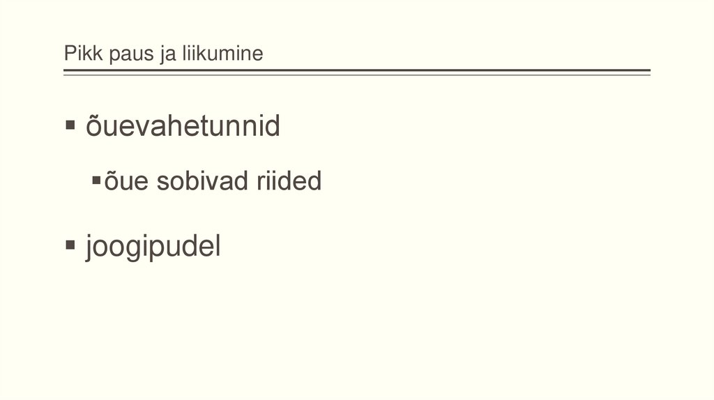 Pikk paus ja liikumine