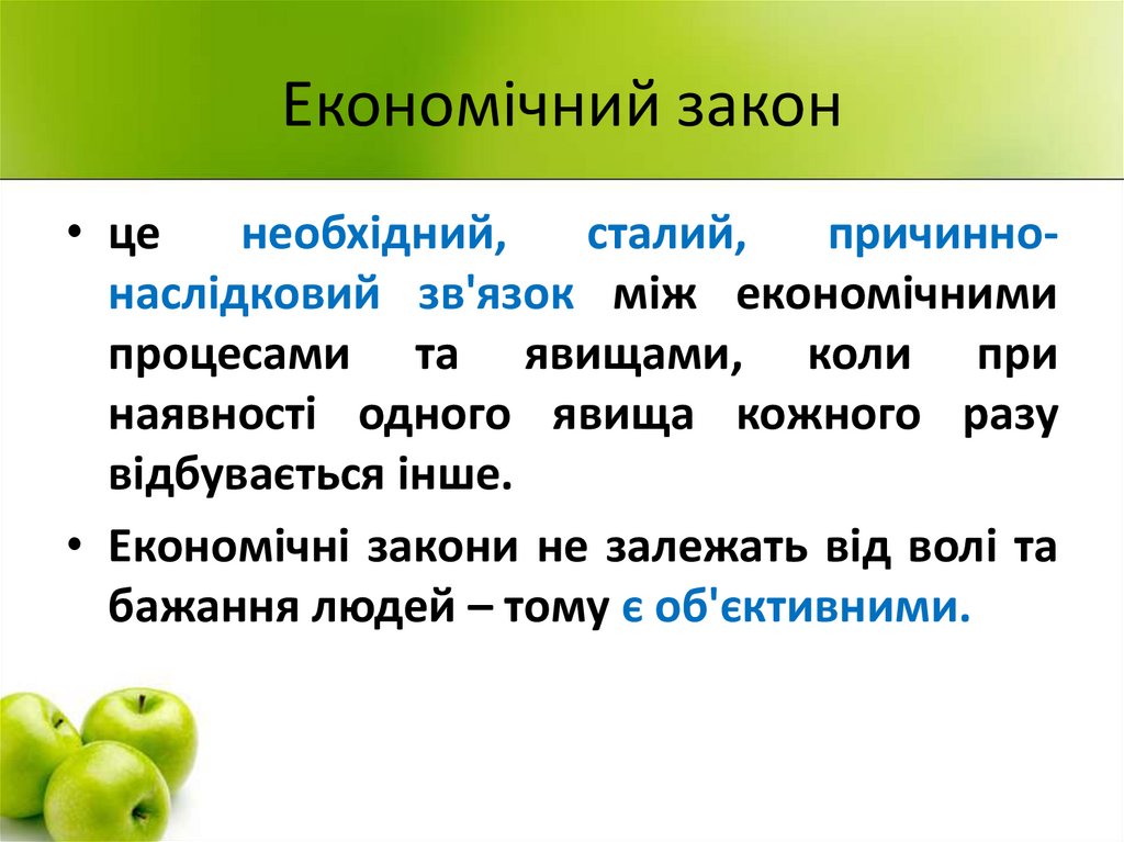 Економічний закон