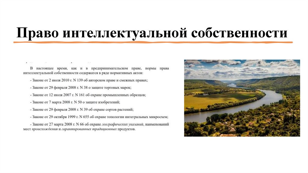 Право интеллектуальной собственности