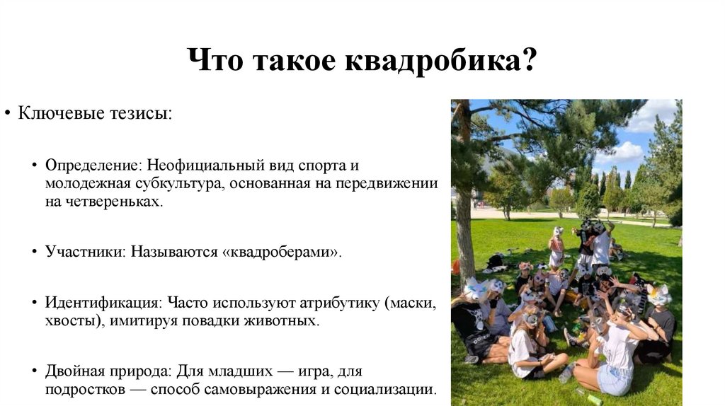 Что такое квадробика?