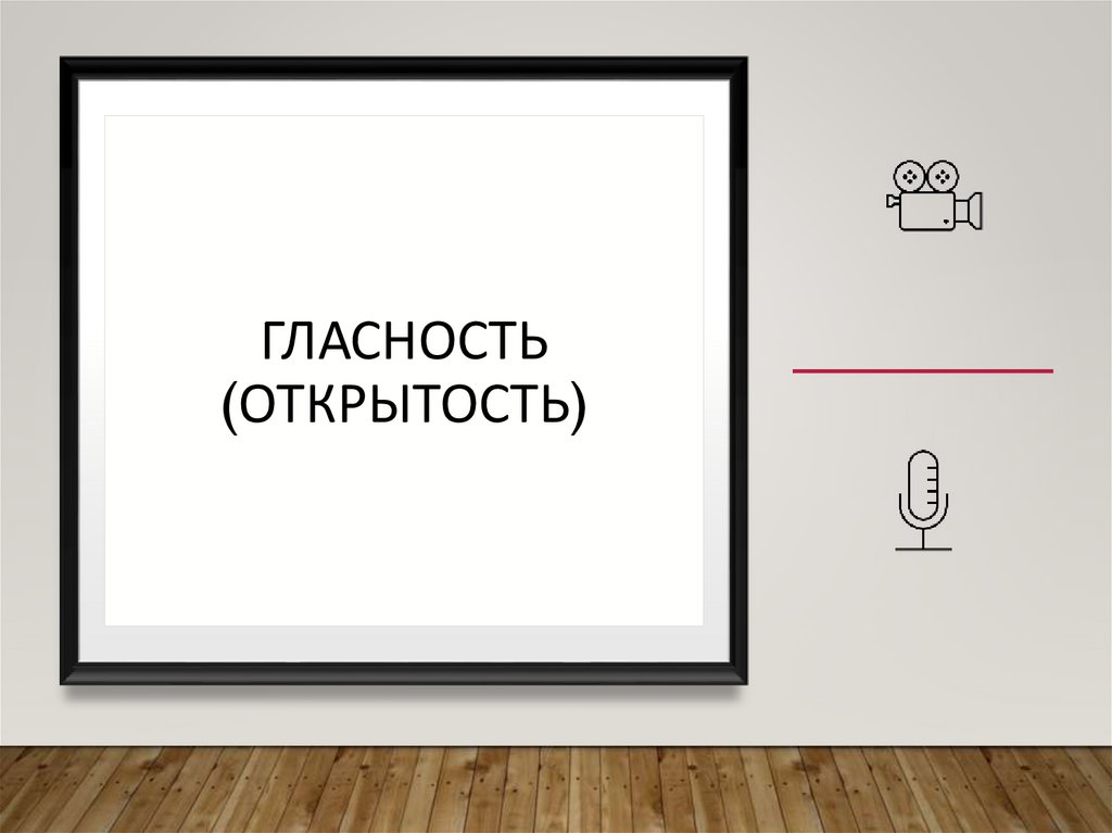 Гласность (открытость)